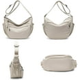 thumbnail image 5 of Trendy Small Crescent Bag Nylon Crossbody Bags for Women Lightweight Hobo Luna Bag Multi-Pocket Shoulder Crossbody Purses, 5 of 6