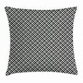 thumbnail image 1 of Geometric Throw Pillow Cushion Cover, Monochrome Geometric Ornamental Squares with Triangles and Lines Abstract Modern, Decorative Square Accent Pillow Case, 20 X 20 Inches, Black White, by Ambesonne, 1 of 2