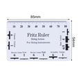 thumbnail image 5 of UDIYO Guitar Neck Ruler Accurate Portable PVC String Action Ruler Gauge for Guitar, 5 of 7