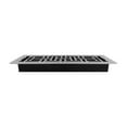 thumbnail image 4 of Decor Grates (4-Pack) 4x12 Oriental Low Profile Floor Register Vent Cover, Adjustable Airflow Control, Brushed Nickel (LAJH412-NKL), 4 of 5