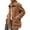 Golden Camel, variant on PRETTYGARDEN Women's Winter Faux Fur Coats Long Sleeve Lapel Button Down Pockets Fleece Sherpa Jacket Casual Trendy Outerwear