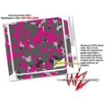 thumbnail image 3 of Vinyl Decal Skin Wrap compatible with Sony PlayStation 4 Slim Console WraptorCamo Old School Camouflage Camo Fuschia Hot Pink (PS4 NOT INCLUDED), 3 of 3