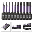 thumbnail image 4 of 10Pcs Hex Head Screwdriver Bit Set Magnetic Batch Head 1/4 Shank Screwdriver Bit H15-H6 Pneumatic Screw Driver Wrench, 4 of 5