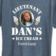 thumbnail image 3 of Forrest Gump - Lieutenant Dan's Ice Cream - Women's Short Sleeve Graphic T-Shirt, 3 of 5
