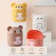 thumbnail image 4 of Mini Countertop Trash Can with Lid, Desk Small Trash Can, Waste Garbage Bin, Room Decoration Big Ears Desktop Wastebasket for Countertop, Vanity, Office or Coffee Table - Pink, 4 of 5