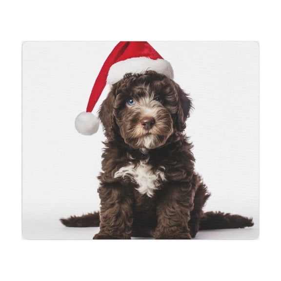 DistinctInk Mouse Pad - 1/4" Foam Rubber - Spanish Water Dog Puppy