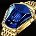thumbnail image 4 of Dsscvnef Creative Fashion Blue LED Binary Digital Timepieces for Men Stainless Steel Silver Plated Bracelet With LED Backlight, 4 of 7