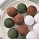 thumbnail image 5 of CaiYueKe 12 Pcs Farmhouse Christmas Ball Ornaments 2.36 Inch Neutral Boho Christmas Tree Jute Rope Hanging Ornaments Rustic Knitted Burlap Decoration for Xmas Wreath Garland Decor, 5 of 6
