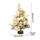 thumbnail image 2 of Fiudx Ofertas relámpago Árbol de Navidad con copos de nieve, simulación prémium, árbol de Navidad artificial, material de PVC, fácil de instalar, 2 of 7