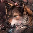 thumbnail image 1 of Wolf in Blossom - DIY Diamond Painting, 1 of 6