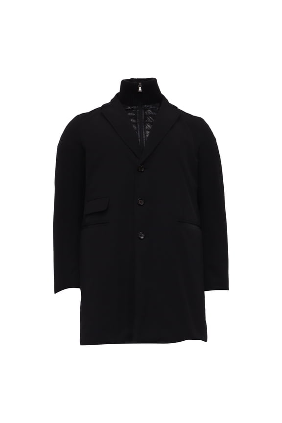 Pre-Owned Moncler Padded Coat in Black Cotton