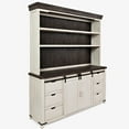 thumbnail image 2 of Jofran Madison County Rustic Reclaimed Pine Farmhouse Hutch Server, 2 of 7