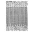thumbnail image 1 of Heritage Lace Floret 72-Inch by 72-Inch Shower Curtain, White, 1 of 2