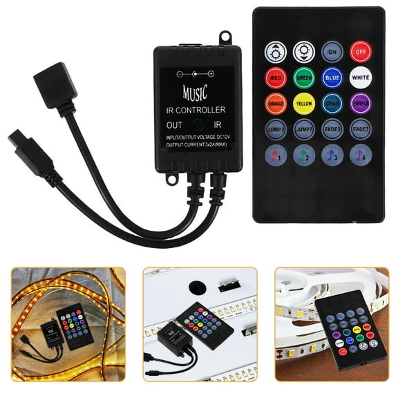 Mobutofu 1Set Rectangular Music IR Controller for Parties and DJs with Advanced Unit