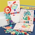 thumbnail image 2 of Juego Educativo De Palabras De Madera Interesante Juego De Cognición Del Alfabeto Rompecabezas Para Niños Pequeños seitruly FN002787-00, 2 of 6