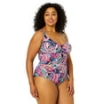 thumbnail image 6 of Women's Plus Size Paisley Parade V-Wire One Piece Swimsuit, 6 of 6