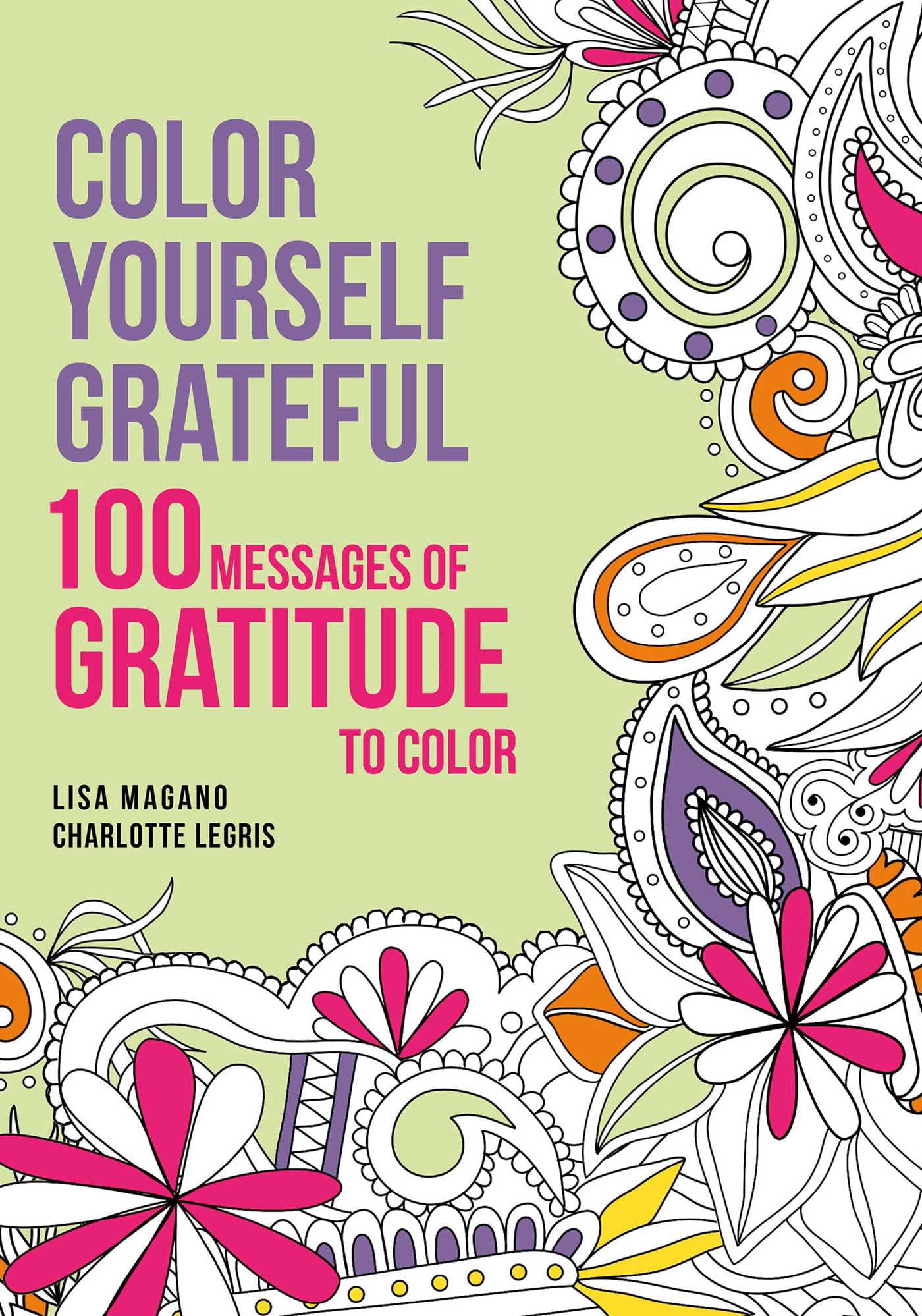 Color Yourself Grateful 100 Messages of Gratitude to Color Walmart