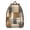 Brown and Grey-2, variant on Brown and Grey Abstract Art Artwork Backpack for School,Cute School Bag,Schoolbag with Adjustable Shoulder Straps & Padded Back,15.7"x11.8"x5.5"