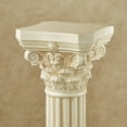 thumbnail image 4 of Corinthian Column Indoor Outdoor Display Pedestal - Statement Decor - Columns Made of Resin - Stand Pedestals - Decorative Roman Statue for Outdoors, Garden - 31 Inches High Large, 4 of 5