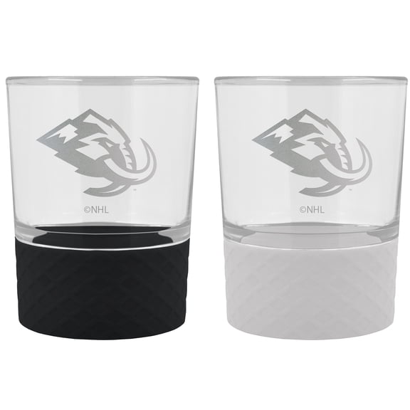 Utah Mammoth Two-Piece 12oz. Commissioner Rocks Glass Set