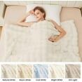thumbnail image 6 of Light Beige Cozy Faux Fur Throw Blanket for Living Room Bedroom 50x60 Thick Ultra Soft Aesthetic Fuzzy Throw Blanket Fluffy Furry Bed Comforter Home Decor 860 GSM, 6 of 18