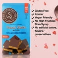 thumbnail image 4 of Peanut Butter Bites Topped with Chocolate Coating - Gluten Free - Vegan Friendly - Non Dairy Kosher Pareve - 100 Calorie Snack - 10 Individually Wrapped Pieces in a Bag - For Snackers Only, 4 of 9
