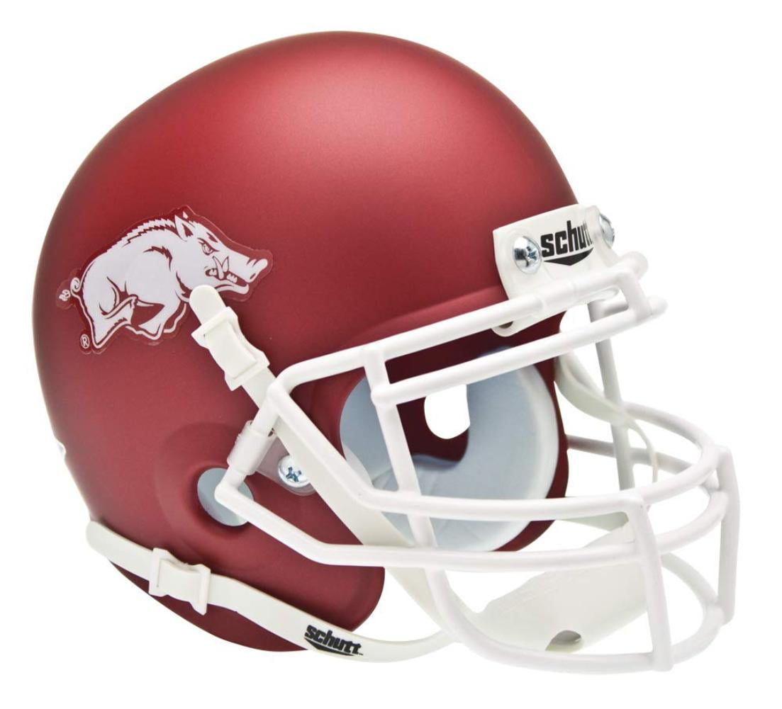 Schutt - NCAA Arkansas Collectible Mini Football Helmet, Real metal