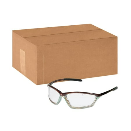 Shock Protective Eyewear, Clear Lens, Anti-Fog, Chameleon/Chrome/Clear Frame