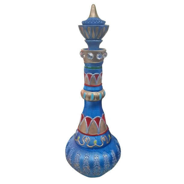 I Dream Of Jeannie Bottle From Della Second Season MIRRORED Purple Bottle!Pagoda Spirit Bottle Decoration