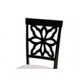 thumbnail image 6 of Baxton Studio Dallas Modern and Contemporary Grey Fabric Upholstered and Dark Brown Finished Wood 7-Piece Dining Set, 6 of 7