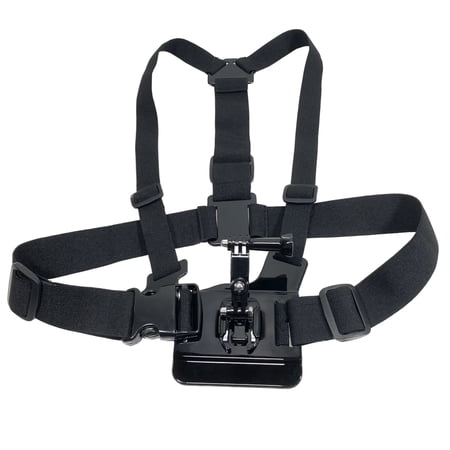 Chest Mount Harness Compatible with GoPro Hero 9 8 7 6 5 4 3 3+ 2 Fusion Session Black Silver