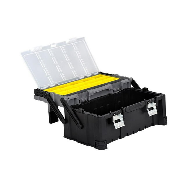 Caja de herramientas Estuche protector Organizador de herramientas multiusos con cerradura shamjiam L