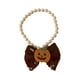 thumbnail image 5 of Collar para gato Fernando ajustable elegante con dije de lazo negro, 5 of 8