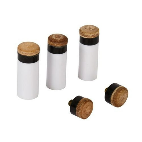 EastPoint Sports Screw On Billiard Cue Tips and Ferrules, 5 tips and 3 ferrules