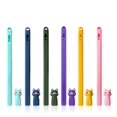 thumbnail image 2 of Pencil Case For Apple Pencil 2 Generation Cute Cartoon Cat Tablet Stylus Pen Soft Silicone Funda Cover Accessories Yellow, 2 of 6