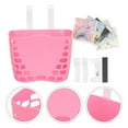 thumbnail image 1 of MOKKHNB Kids Bike Baskets 1Set Pink PP Material Durable for School Transport, 1 of 8