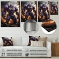thumbnail image 4 of Designart "Mechanic Juggernaut III" Superheros Metal Art Living Room, 4 of 5