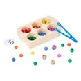 thumbnail image 2 of para 60 de Montessori Coordinación mano-ojo Aprendizaje Memoria Habilidad Sensorial juguetes Hugo tarjeta de juego de clasificación de color, 2 of 10