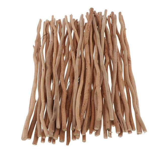 Goujon de Branche Rustique en Bois Flotté Pièces en Forme Bricolage Menuiserie 30 cm