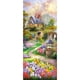 thumbnail image 2 of Cuadros Decorativos DIY 5D Full Drill Diamond Nature Garden House Kit de pintura redonda (WT158) Likrtyny embutido en tela, 2 of 9