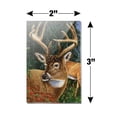 thumbnail image 3 of Deer Walking in the Woods Rectangle Acrylic Fridge Refrigerator Magnet, 3 of 5