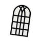 thumbnail image 2 of Espejo de Pared con Forma de Arco para Ventana, Espejo Decorativo de Acrílico para Montar en La Pared, Espejo de Pared Estilo Granja para Sala de Esta Negro, 2 of 9