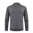 thumbnail image 4 of JTieacloth Pullover Casual Sweater Men Collar Vertical Stripe Pattern Two Piece Sweater Winter Casual Loose Comfortable Trendy Knitted Sweater(Gray), 4 of 4