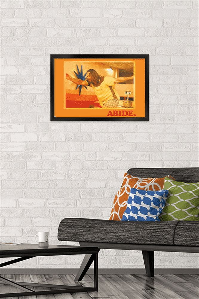 The Big Lebowski - Abide Wall Poster, 14.725" x 22.375", Framed