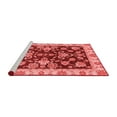 thumbnail image 2 of Ahgly Company Machine Washable Indoor Square Oriental Red Traditional Area Rugs, 8' Square, 2 of 4