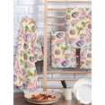 thumbnail image 2 of Easter Kitchen Dish Towels for Drying Dishes Set of 4, Spring Colorful Rabbit Ears Eggs Flowers Carrots Waffle Weave Microfiber Hand Tea Bathroom Towels Quick Dry & Absorbent Towel 15.7x23.6, 2 of 7