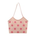 thumbnail image 2 of Bolso con asa, estilo hobo, ideal para el gimnasio, mujeres, uso diario, viajes y desplazamientos. Rosa, 2 of 8