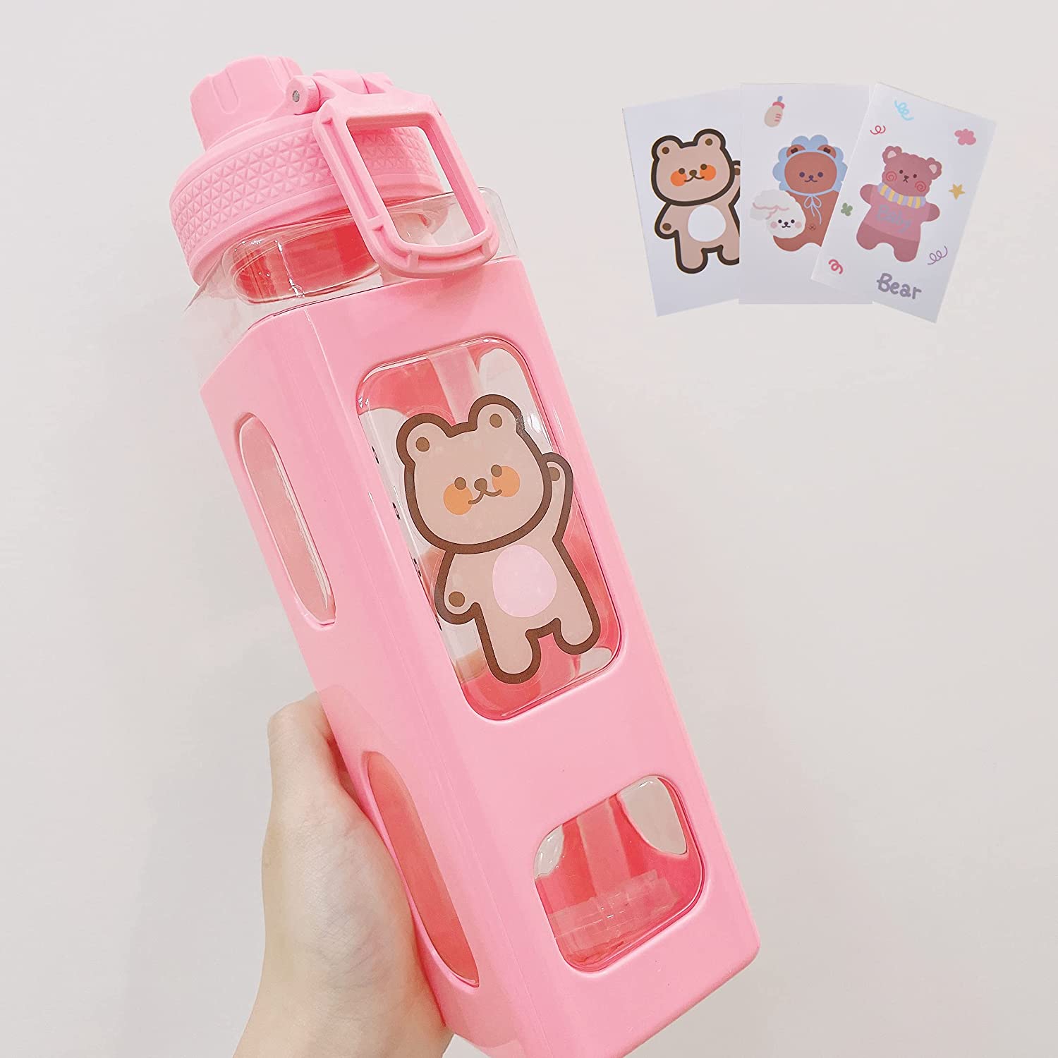 White Kawaii Water Bottles – KITTYDOTT