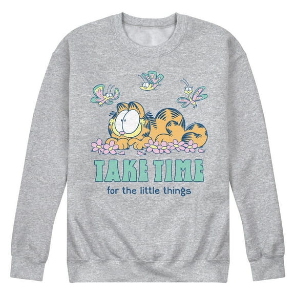 Garfield - Take Time Little Things - Men's Crew Fleece