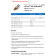 thumbnail image 2 of Water Temperature Sensor - Compatible with 1985 - 1994 Lincoln Town Car 1986 1987 1988 1989 1990 1991 1992 1993, 2 of 2